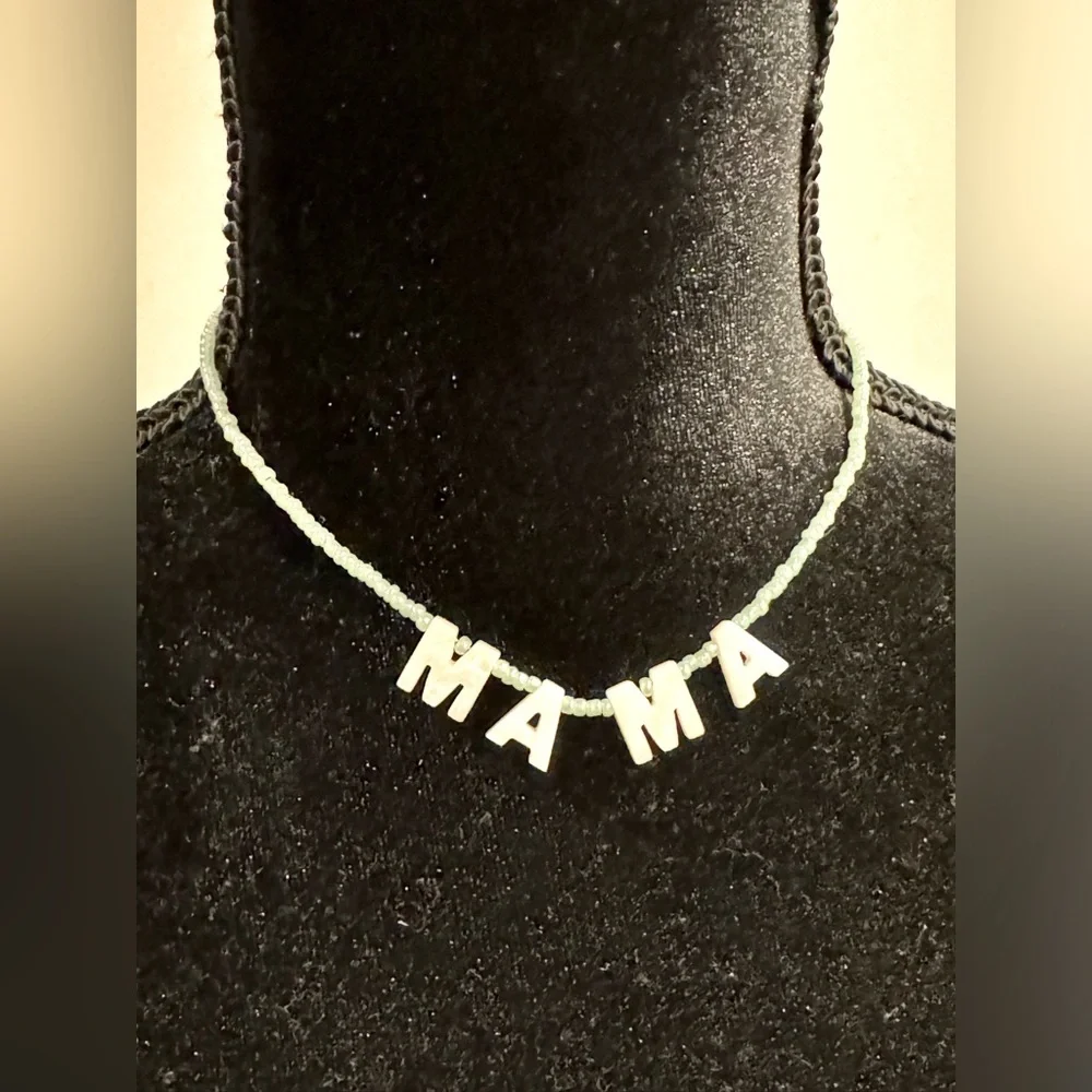 Beaded Necklace - MAMA